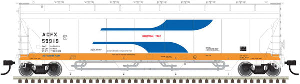 Atlas Pressureaide Centerflow Hopper - Ready to Run - Master(R) -- ACFX 59914 (white, blue, orange, Venturi) - ATL20006286
