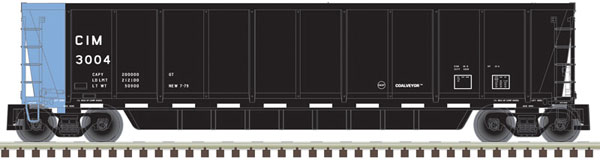 Atlas Coalveyor Bathtub Gondola - Ready to Run - Master(R) -- Chicago & Illinois Midland 3003 (black, blue) - ATL20006696