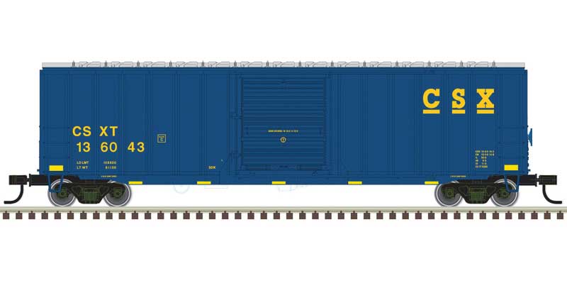 Atlas ACF(R) 50'6" Boxcar - Ready to Run -- CSX 136023 (blue, yellow) - ATL20006715