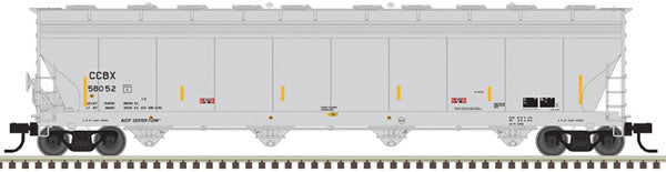 Atlas HO ACF 5701 Centerflow Plastics Hopper - Ready to Run - Master(R) -- Union Carbide CCBX 58052 (gray)