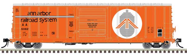 CNCF 5000 50' Boxcar - Ready to Run - Master(R) -- Ann Arbor #5062 (orange, black, white)