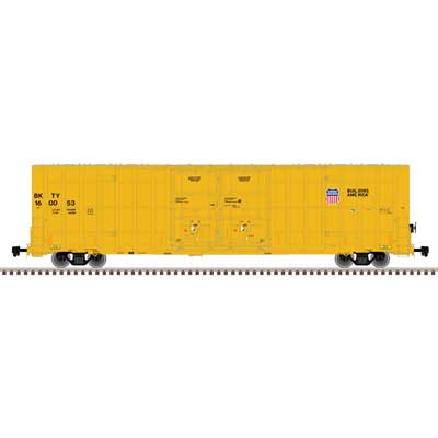 Atlas HO Gunderson 7550 Double Plug-Door Boxcar - Ready to Run - Master(R) -- Union Pacific BKTY #160053 (yellow)