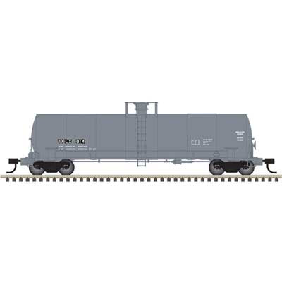 Atlas HO ACF 17,360-Gallon Tank Car - Ready to Run - Master(R) -- TriCal TALX #15 (gray, white)