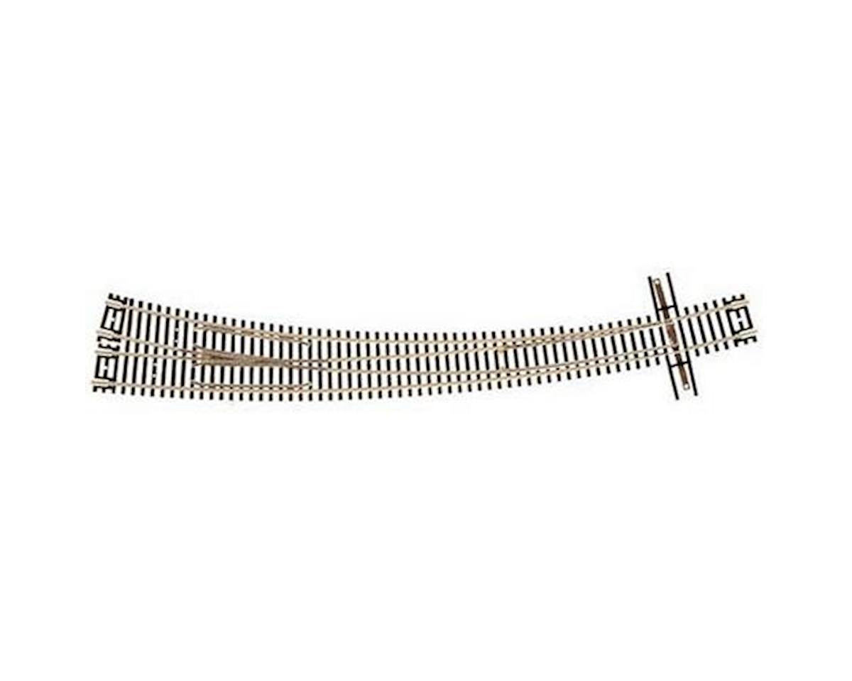 Atlas Code 55 Curved Turnout; 21-1/4" Outside & 15" Inside Radius -- Right Hand - ATL2059