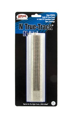 Atlas Code 55 to Code 65 True-Track Transition Track -- pkg(2) - ATL2093