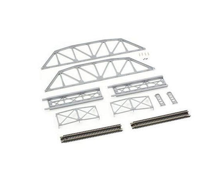 Atlas N KIT Code 80 Through Truss Bridge, Silver - ATL2571