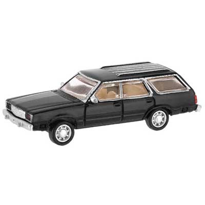 Atlas Master HO-Scale  American Automobiles 1978 Ford(R) Fairmont Wagon -- Black