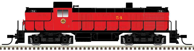 Atlas N Alco RS2 - DCC - Master(R) -- Chicago Great Western #54 (maroon, black; Lucky Strike Logo) - ATL40004622