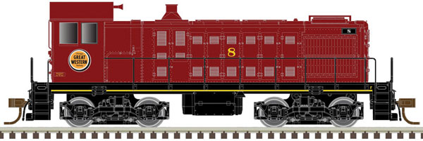 Atlas Alco S2 - Standard DC - Master Silver(R) -- Chicago Great Western 10 (maroon, black) - ATL40004675