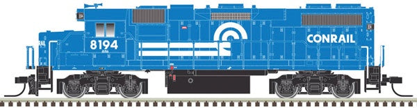 Atlas N EMD GP38-2 Phase II - Standard DC -- Conrail 8194 (blue, white)