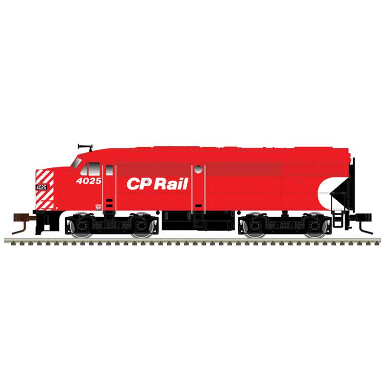 Atlas N Alco FA1 Large Numberboards - Sound and DCC - Master(R) Gold -- Canadian Pacific #4015 (Action Red, white, black, Multimark Logo)