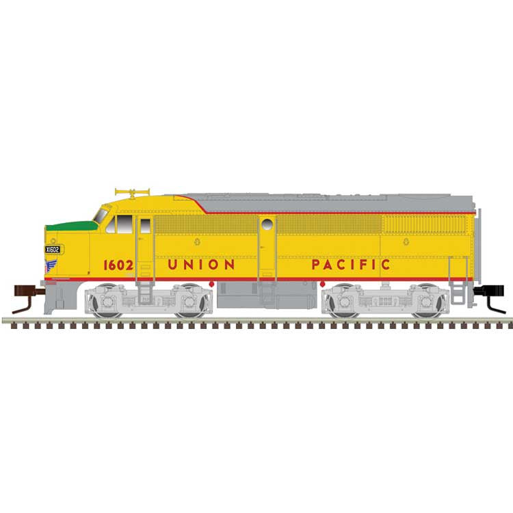 Atlas N Alco FA1 Large Numberboards - Sound and DCC - Master(R) Gold -- Union Pacific #1627 (Armour Yellow, gray, red)