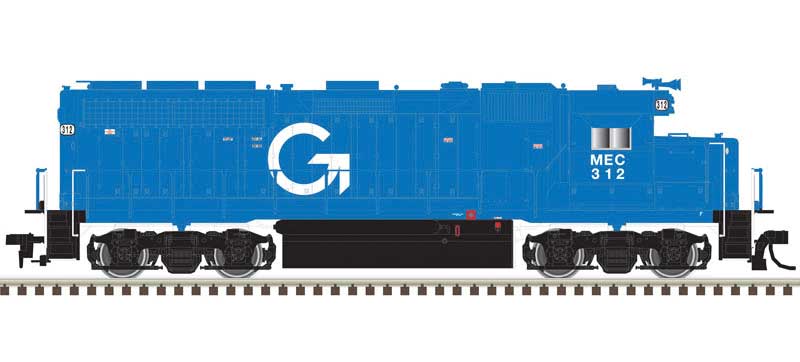 EMD Atlas N GP40 - LokSound and DCC - Master(R) Gold -- Maine Central 312 (blue, white)