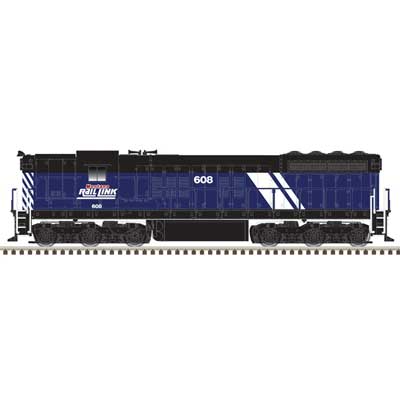 EMD SD9 - Standard DC -- Montana Rail Link 603 (blue, black)