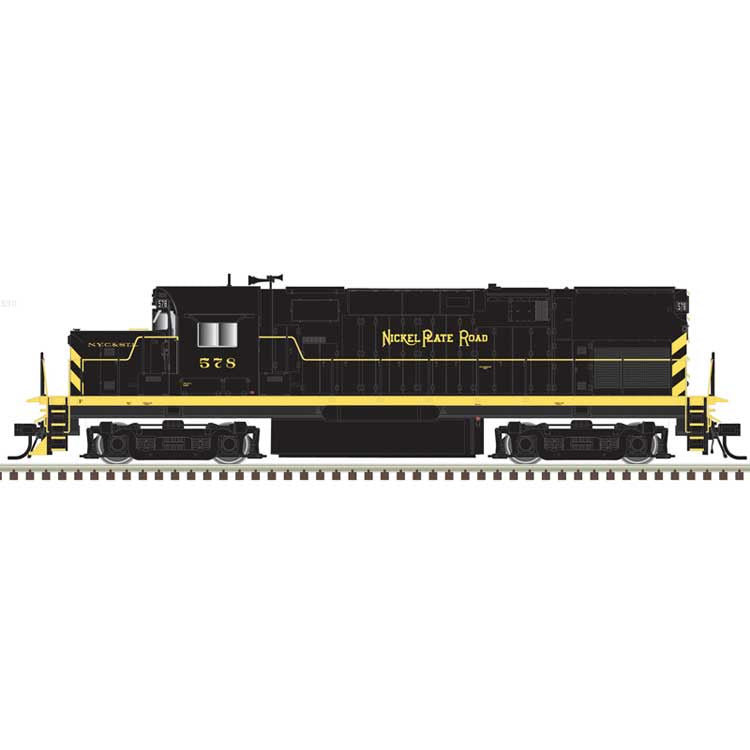 Alco C420 Low Nose - Standard DC - Master(R) Silver -- Nickel Plate Road (NKP) #578 (black, yellow)