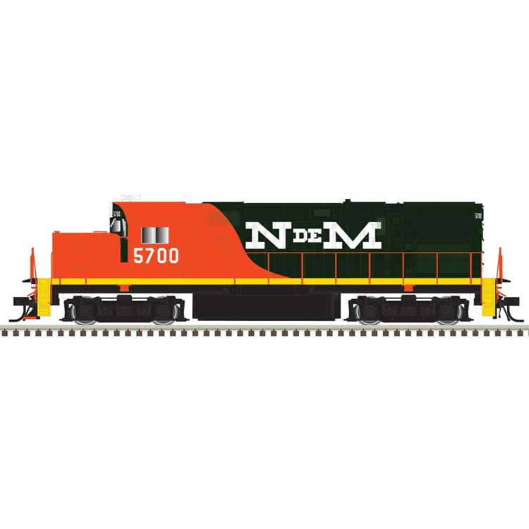 Alco C420 Low Nose - Standard DC - Master(R) Silver -- Nacionales de Mexico (NdeM) #5700 (vermillion, green, white)
