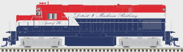 Atlas N Alco C420 Low Nose - Sound and DCC - Master(R) Gold -- Detroit and Mackinac #976 (Bicentennial, red, white, blue)