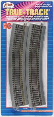 Atlas True-Track(R) Code 83 Track & Roadbed System -- 24" Radius - ATL468