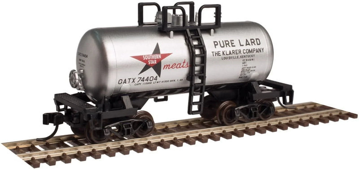 Atlas N TM BEER CAN SHORTY TANK CAR SOUTHERN STAR LARD #74410 - ATL50003203