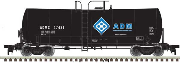 Atlas N 17,600-Gallon Tank Car, ADM #17500 - ATL50004089