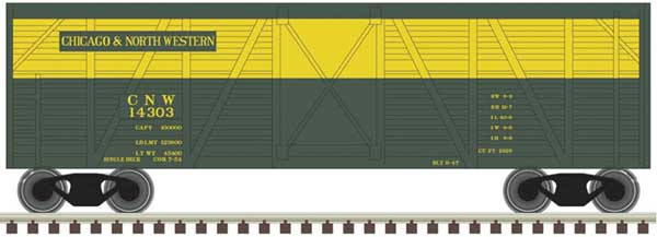 Atlas N TRAINMAN 40' STOCK CAR C&NW #14555 - ATL50004148