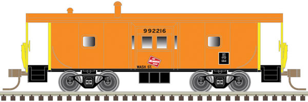 Atlas N Bay Window Caboose, Milwaukee Road #992216 - ATL50004558