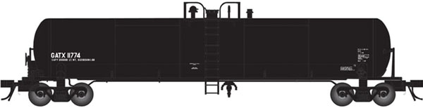 Atlas N 20,700 Gallon Tank, GATX #11763 - ATL50004618