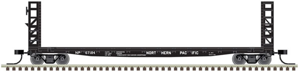Atlas N 48' GSI Bulkhead Flat Car, NP #67197 - ATL50004812