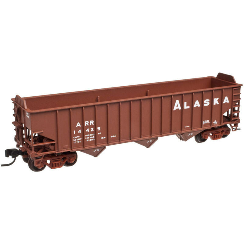Atlas Pullman-Standard 2750 3-Bay Hopper - Ready to Run - Master(R) -- Alaska Railroad 14402 (Boxcar Red, white) - ATL50004897