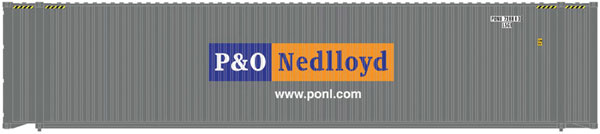 Atlas N 45' Container, P&O Nedlloyd Set #2 (306002, 306111, 306282) - ATL50004982