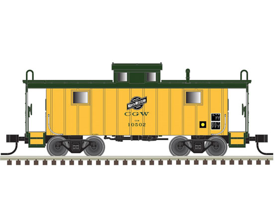 Atlas N NE-5 Caboose Chicago & North Western 10507 - ATL50005343