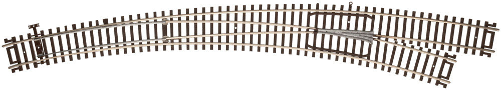 Atlas Code 83 Curved Turnout - Customline(R) Mark IV -- Right Hand - Inside Radius 22", Outside 30" - ATL596