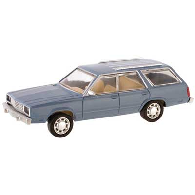 Atlas Master(TM) N-Scale American Automobiles 1978 Ford(R) Fairmont Wagon pkg(2) -- Medium Blue