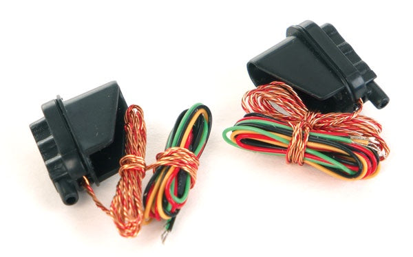 Atlas 70000101 HO Modern Hooded Signal Head Only - All Scales Signal System -- 1 Pair