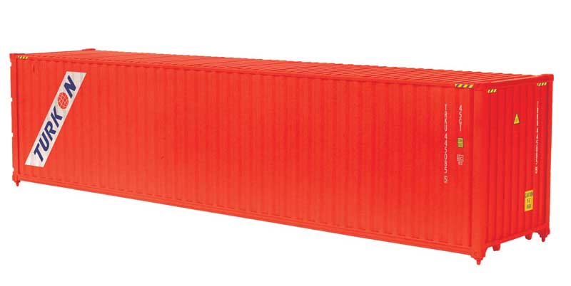 Atlas O 40' High-Cube Container - Assembled -- Turkon TRKU (red, white, blue) #4450916 - ATO30011462