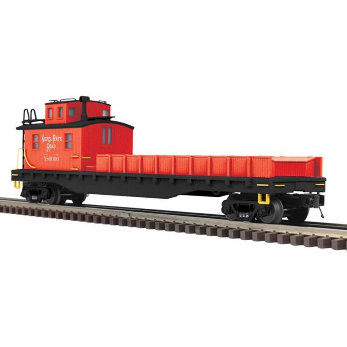 Atlas O Crane Tender - 3-Rail - Ready to Run - Premier(R) -- Nickel Plate Road #X80000 (red, black, white) - ATO3001245