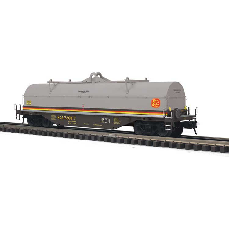 Atlas O NSC 42' Coil Car w/Fishbelly Side Sill - 3-Rail - Ready to Run - Master(R) -- Kansas City Southern (black, gray, red, yellow) #720048