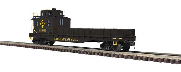 Atlas O Crane Tender - 3-Rail - Ready to Run - Premier -- Erie Lackawanna #443041 (black, yellow)