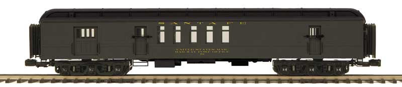 Atlas O Madison Heavyweight Railway Post Office - 3-Rail - Ready to Run -- Santa Fe #70 (Pullman Green, black)