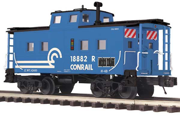 Atlas O Northeast Caboose - 3-Rail - Ready to Run - Premier -- Conrail (blue, black, white) #18882
