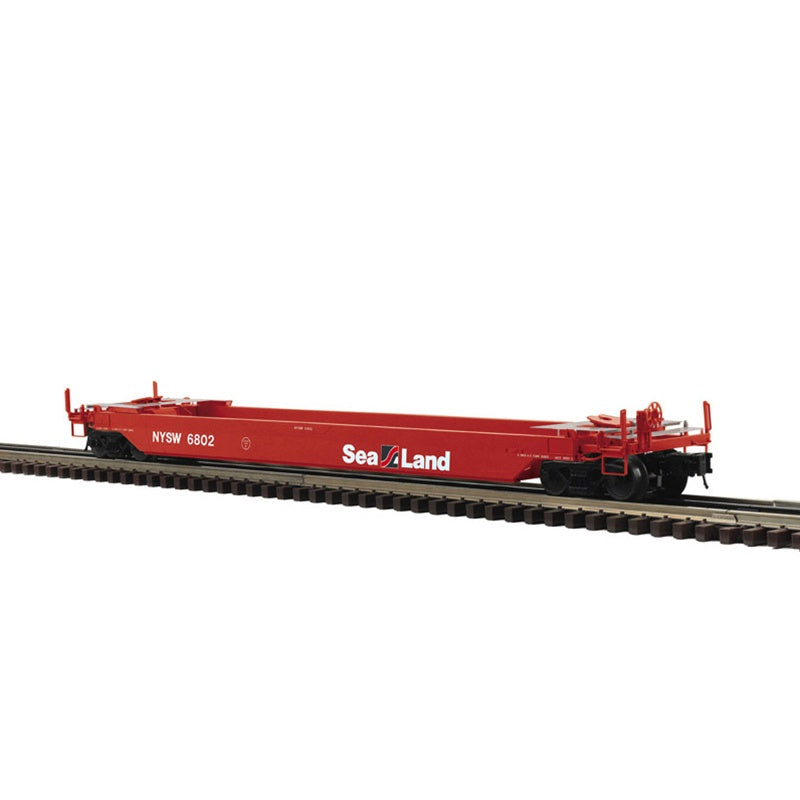 Atlas Master (3-Rail) O 40' Rebuilt Well Car NYS&W (Sealand) #6802