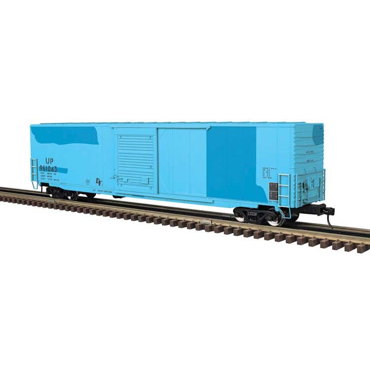 Atlas O ACF 60' Single-Door Auto Parts Boxcar - 3-Rail - Ready to Run - Premier -- Union Pacific (Ex-RI, patched blue) #961043