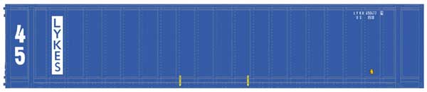 Atlas O O 45' Container, Lykes #4503490 - ATO300631810