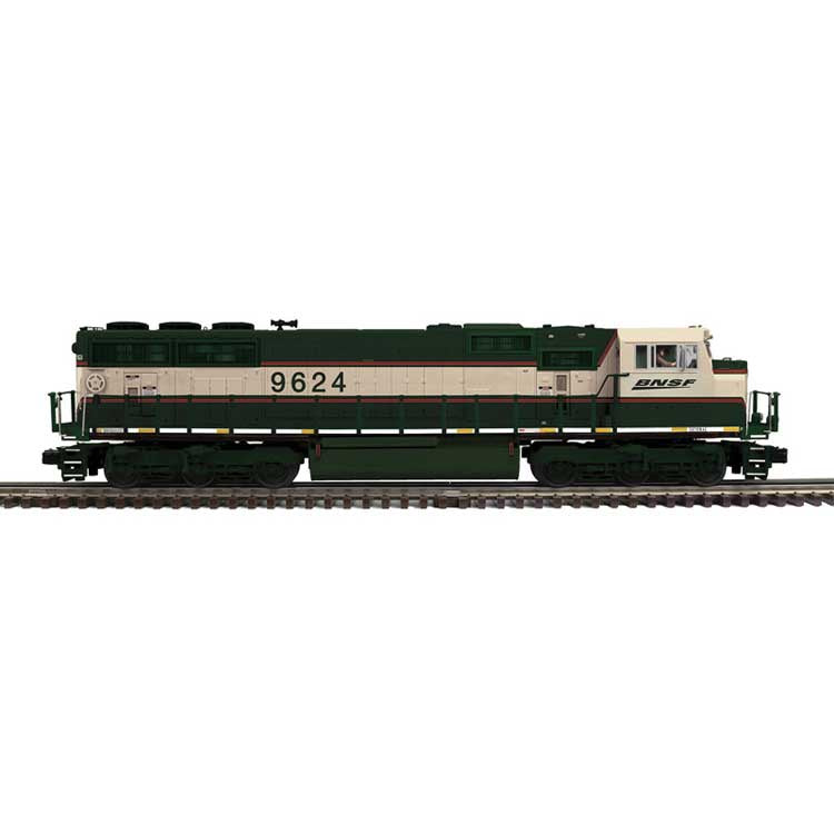 Atlas O EMD SD70MAC - 3-Rail - Proto-Sound 3.0 - Premier -- BNSF #9687 (Ex-BN Executive, green, cream, Wedge Logo)