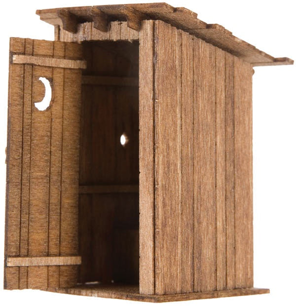 Atlas O OUTHOUSE KIT - LASER CUT