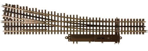 Atlas O Atlas O 21st Century Track System(TM) Nickel Silver Rail w/Brown Ties - 3-Rail -- #5 Turnout Right Hand - ATO6025