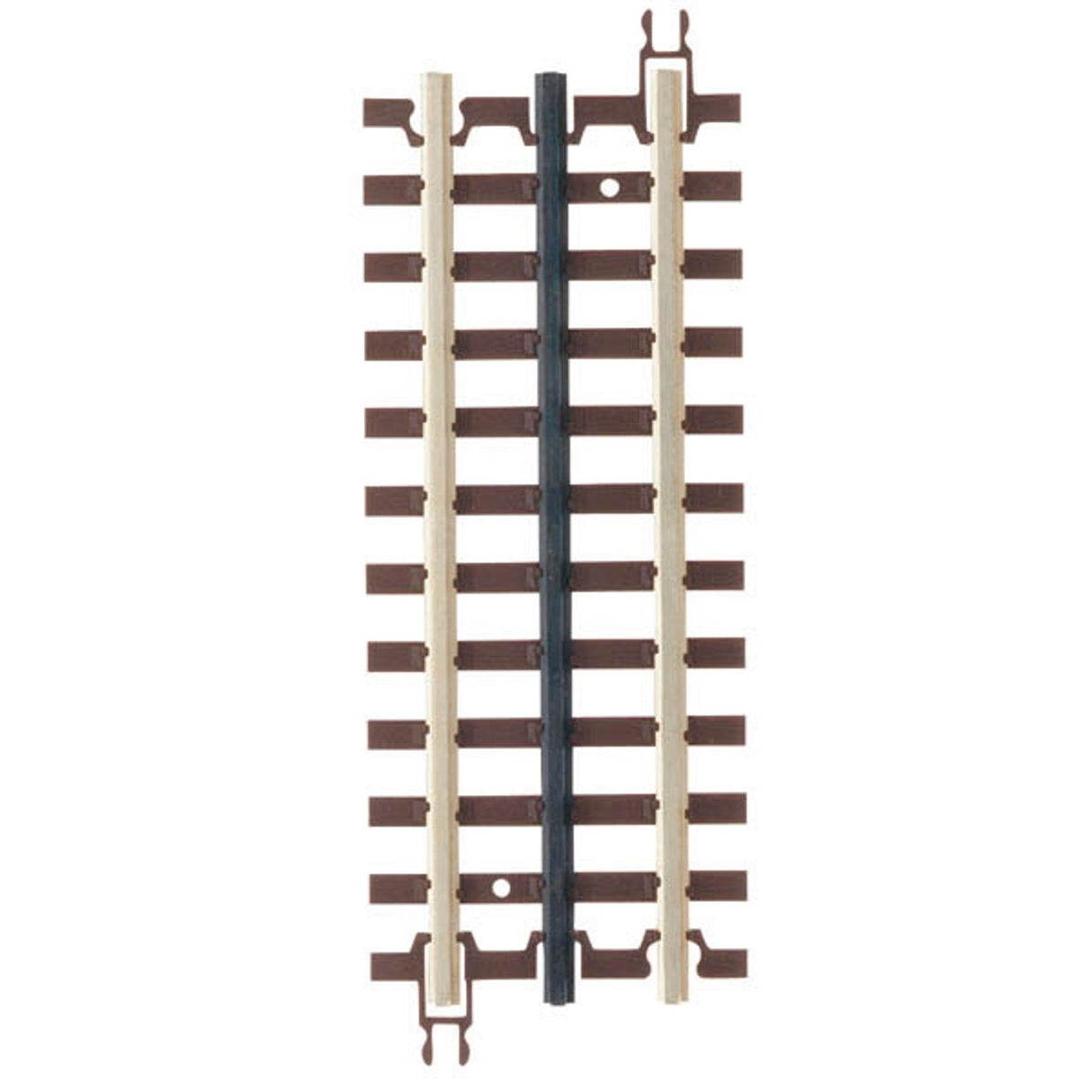 Atlas O 21st Century Track System(TM) Nickel Silver Rail w/Brown Ties - 3-Rail -- Straight - 5-1/2" 14cm - ATO6053