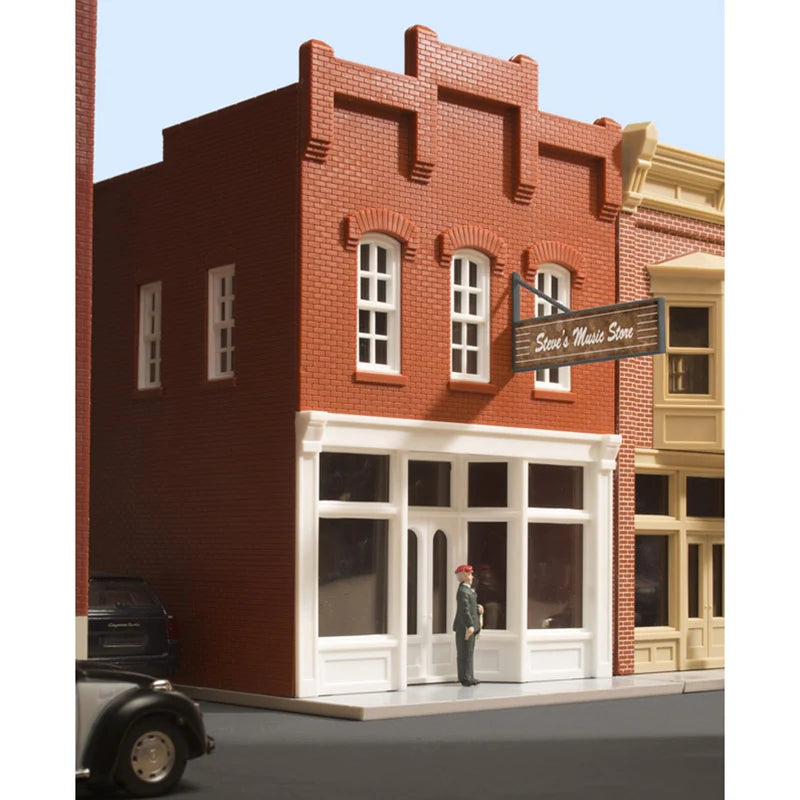 Atlas O Atlas O Steve's Music Store -- Kit - 9-3/4 x 5-1/4 x 8" 24.8 x 13.3 x 20.3cm - ATO66911