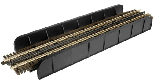 Atlas O 6918 Through Plate Grider Bridge, 3-Rail -- Single Track