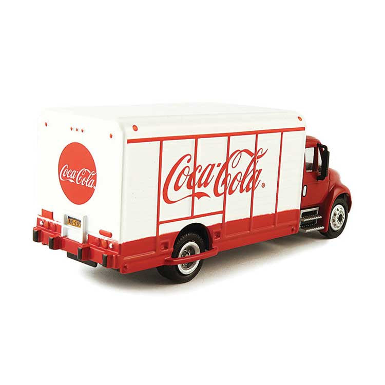 Atlas HO Beverage Delivery Truck - Assembled -- Coca-Cola Bottle (white, red)